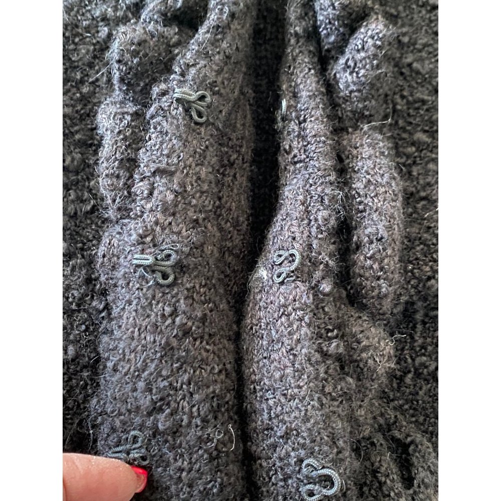 Cynthia Rowley Wool and Mohair Cardigan Size Large - Picture 3 of 5